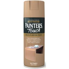 Rust-Oleum Painters Touch Spray Paint - Nutmeg Satin 400ml