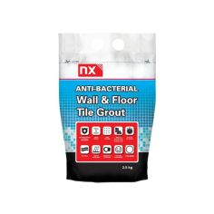 NX Anti-Bacterial Wall & Floor Tile Grout 2.5kg - Arctic White