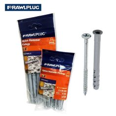 Rawlplug Nylon Medium Hammer Fixings