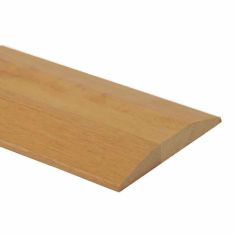 Pre-Finished Solid Oak Saddle Board 138mm x 18mm  - 1m