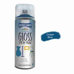 Johnstones Revive Gloss Spray Paint 400ml - Ocean Blue
