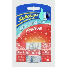 Sellotape Occasions Festive Tape 18mm x 10m 