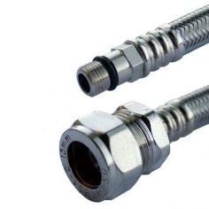 Oracstar Flexible Tap Connector - Pair 15mm x 12mm x 300mm