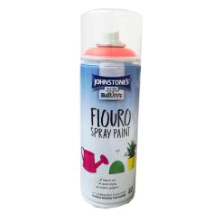 Johnstones Revive Flouro Spray Paint - Fluorescent Orange 400ml