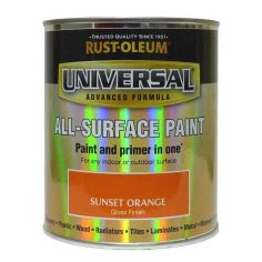 Rust-Oleum Universal All Surface Paint - Sunset Orange 750ml
