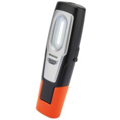 Compact Inspection Lamp With Rechargeable 2W Cob LED - Orange Finish