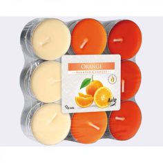 Orange Tealight - 18 Pack 