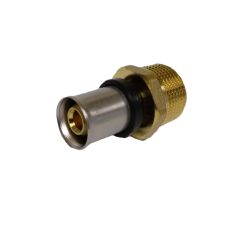 Press Fit Male Straight Connector - 16 x 3/4"