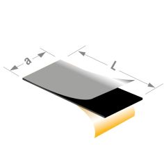 Outdoor Use Double-sided Adhesive Metal Sheet 19mm x 6m 