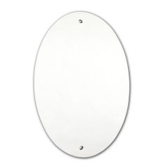 Tema Oval Mirror 60cm x 40cm Suirefix - Pre-Drilled
