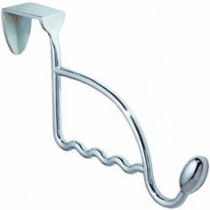 Over Door Coat Hanger  - Chrome Finish             