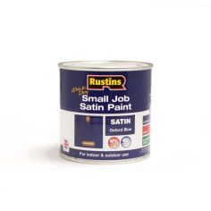 Rustins Quick Dry Small Job Satin Paint - Oxford Blue 250ml