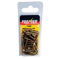 Premier ZYP Wood Screws - 3.5mm x 25mm - Pack of 40