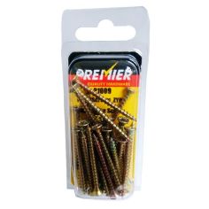 Premier ZYP Wood Screws - 3.5mm x 40mm - Pack of 30