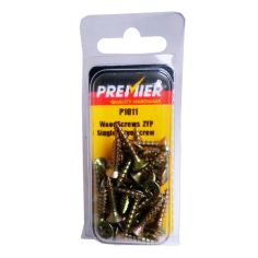 Premier ZYP Wood Screws - 4mm x 16mm - Pack of 40