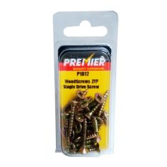 Premier ZYP Wood Screws - 4mm x 25mm - Pack of 25