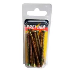 Premier ZYP Wood Screws - 5mm x 60mm - Pack of 10