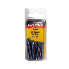 Premier Self Tappers Pozi Head Screws - 8 X 1¼ - Pack Of 15