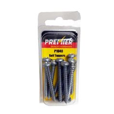 Premier Self Tappers Pozi Head Screws - 10 x 1¾ - Pack Of 10