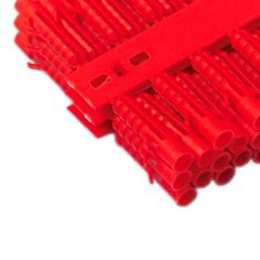 Premier 20 Piece Red Plastic Wall Plugs
