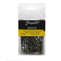 Premier No.8 x 2.5 Deck-Fix Outdoor Screw - Pack Of 50