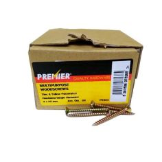 Premier Multipurpose ZYP Woodscrews 4.0 x 40mm - Box of 200  