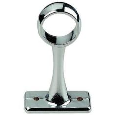 Premier Chrome Round Rail Centre Bracket - 25mm