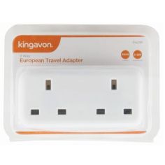 2 Way European Travel Adaptor