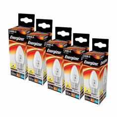 Energizer 48W 10pc Halogen Candle B22 Lightbulb