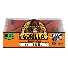 Gorilla Packaging Tape Refill 72mm x 27m - Pack of 2