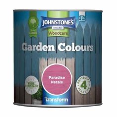 Johnstones Woodcare Garden Colours Paint - Paradise Petals - 1L