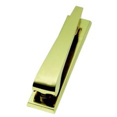 Polished Brass Contemporary Door Knocker