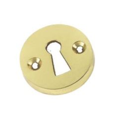 Polished Brass Heavy Open Escutcheon