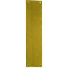 285mm x 70mm Polished Brass Victorian Finger Plate