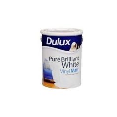Dulux Vinyl Matt Paint - Pure Brilliant White 5L
