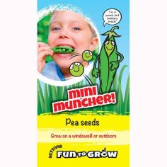 Fun To Grow Pea Seeds - Mini Muncher (Tom Thumb) - Pack Of 25