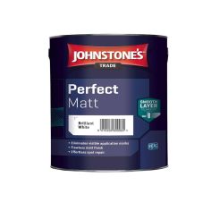 Johnstones Trade Perfect Matt Paint - Brilliant White 2.5L