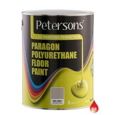 Petersons Paragon Polyurethane Floor Paint - Mid Grey 5L