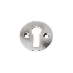 Pewter Victorian Round Open Escutcheon