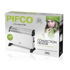 Pifco 2kw Electric Convector Heater With Turbo Fan