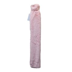 Blue Canyon Long Hot Water Bottle - With Pink Faux Fur Cover