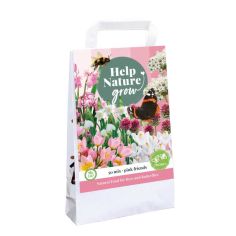 Help Nature Grow 50pc Pink Friends Flower Bulb Bag