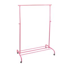 Vida Pink Single Garment Clothes Rack