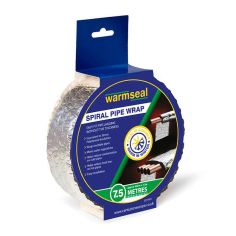 Spiral Insulation Pipe Wrap - 50mm x 7.5m