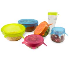 Planit Bubble Silicone Stretch Lids Assorted Colours
