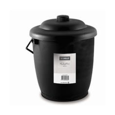 De Vielle Black Plastic Fireside Coal Tub