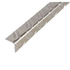 Aluminium Checker Plate Angle Profile - 29.5mm x 29.5mm x 1m 