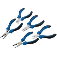 Draper 5 Piece Soft Grip Mini Pliers Set