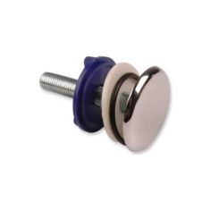 Washbasin Screw-In Blanking Plug - Chrome 