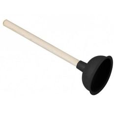 Benson Sink Plunger With Wood Handle - 12cm